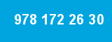 978 172 26 30